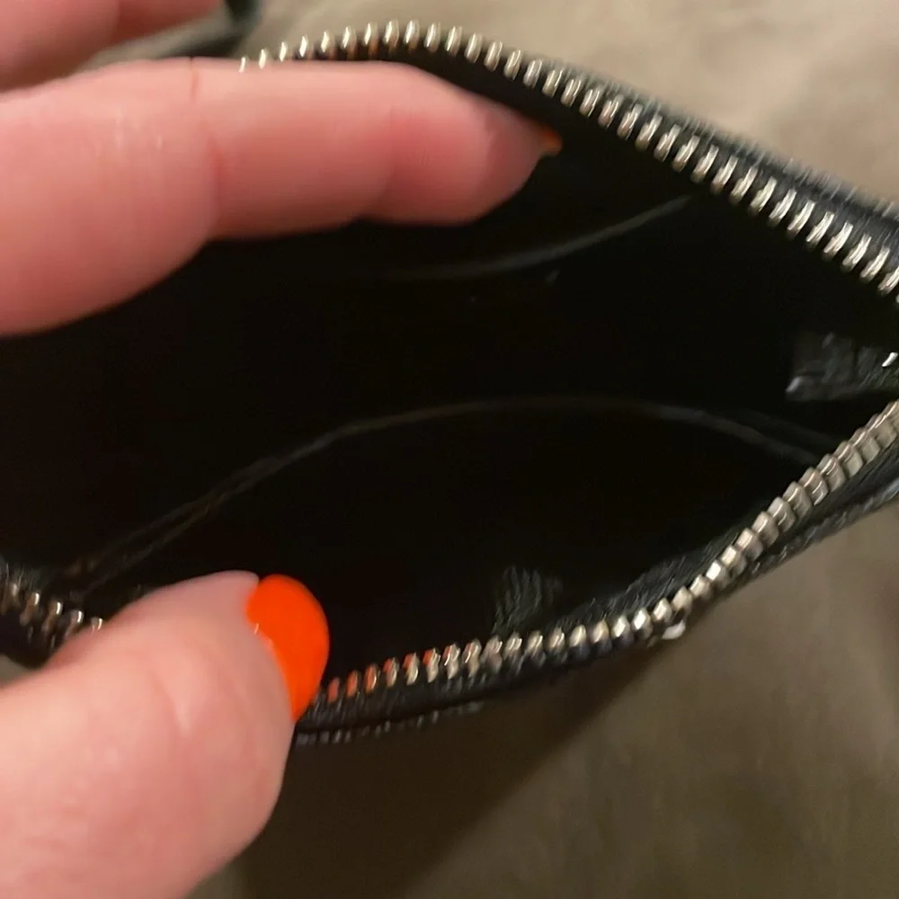 Michael Kors Charcoal Monogram Wristlet